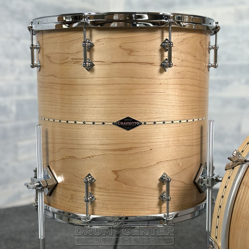 Craviotto Custom Shop Maple 3pc Drum Set #1153 - Drum Center Of Portsmouth