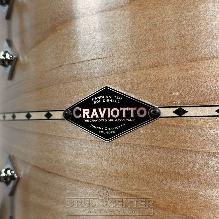 Craviotto Custom Shop Maple 3pc Drum Set #1153 - Drum Center Of Portsmouth