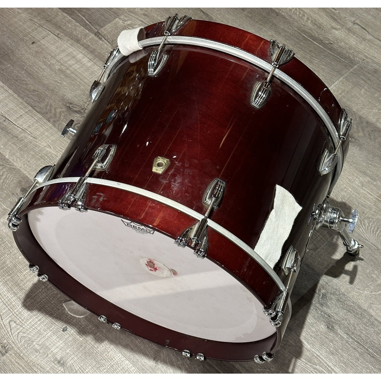 Used Ludwig Classic Maple 3pc Drumset Cherry Stain