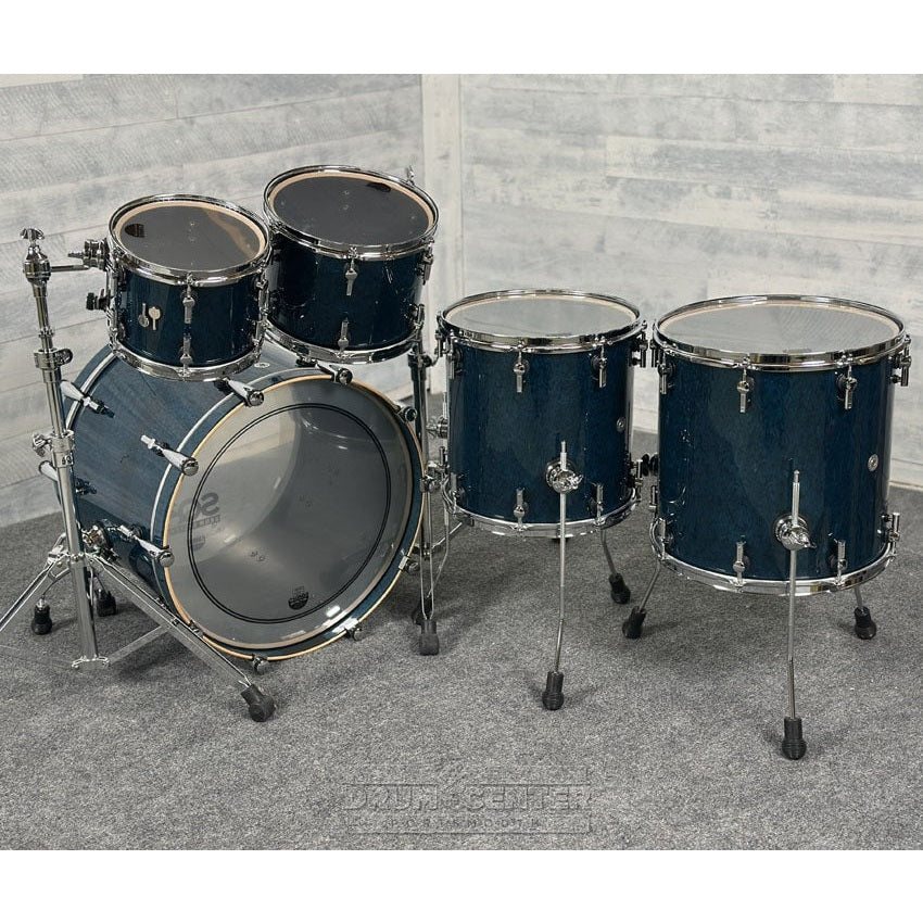 Sonor SQ2 Beech 5pc Drum Set Birdseye Azure Gloss - Drum Center Of Portsmouth
