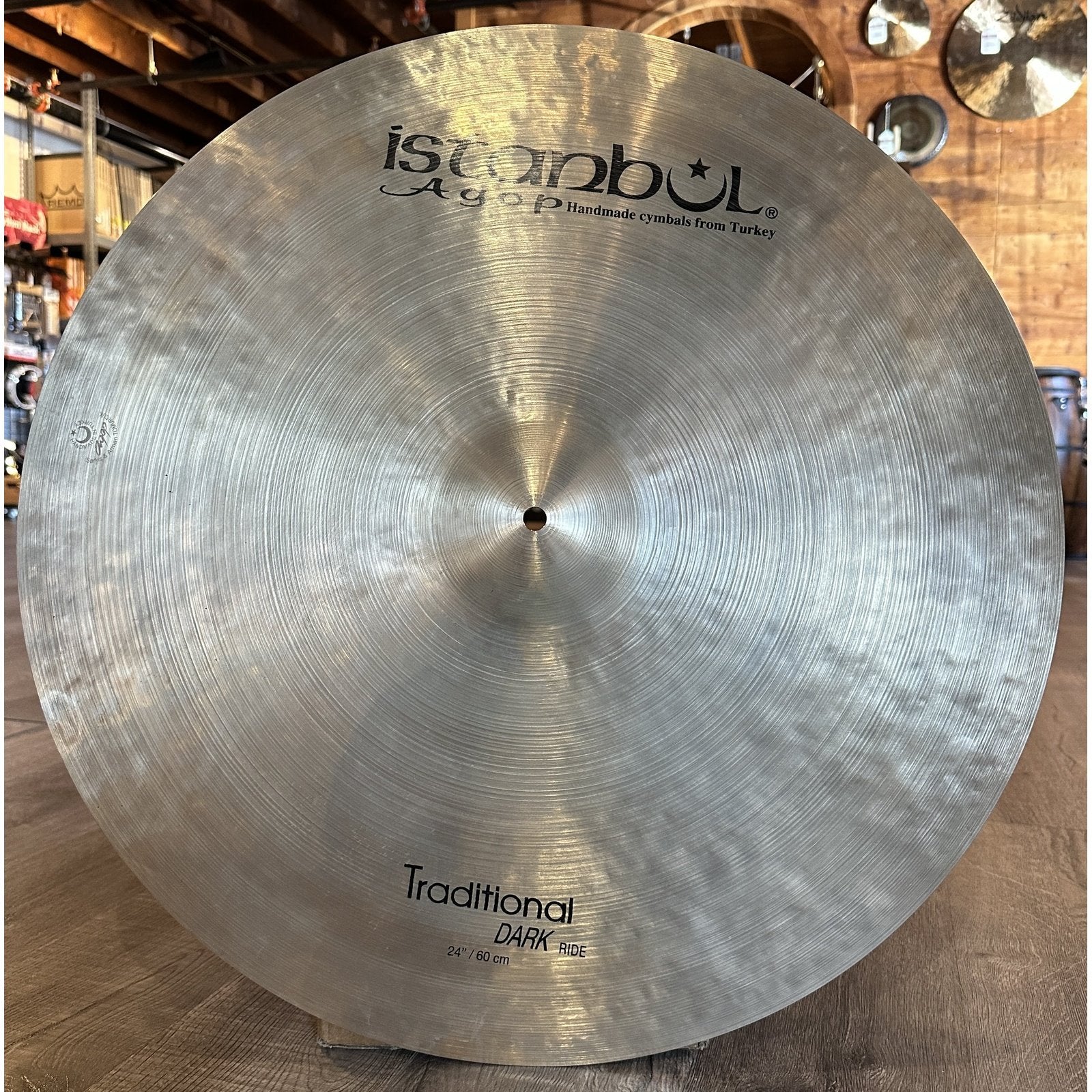 Used Istanbul Agop Traditional Dark Ride Cymbal 24