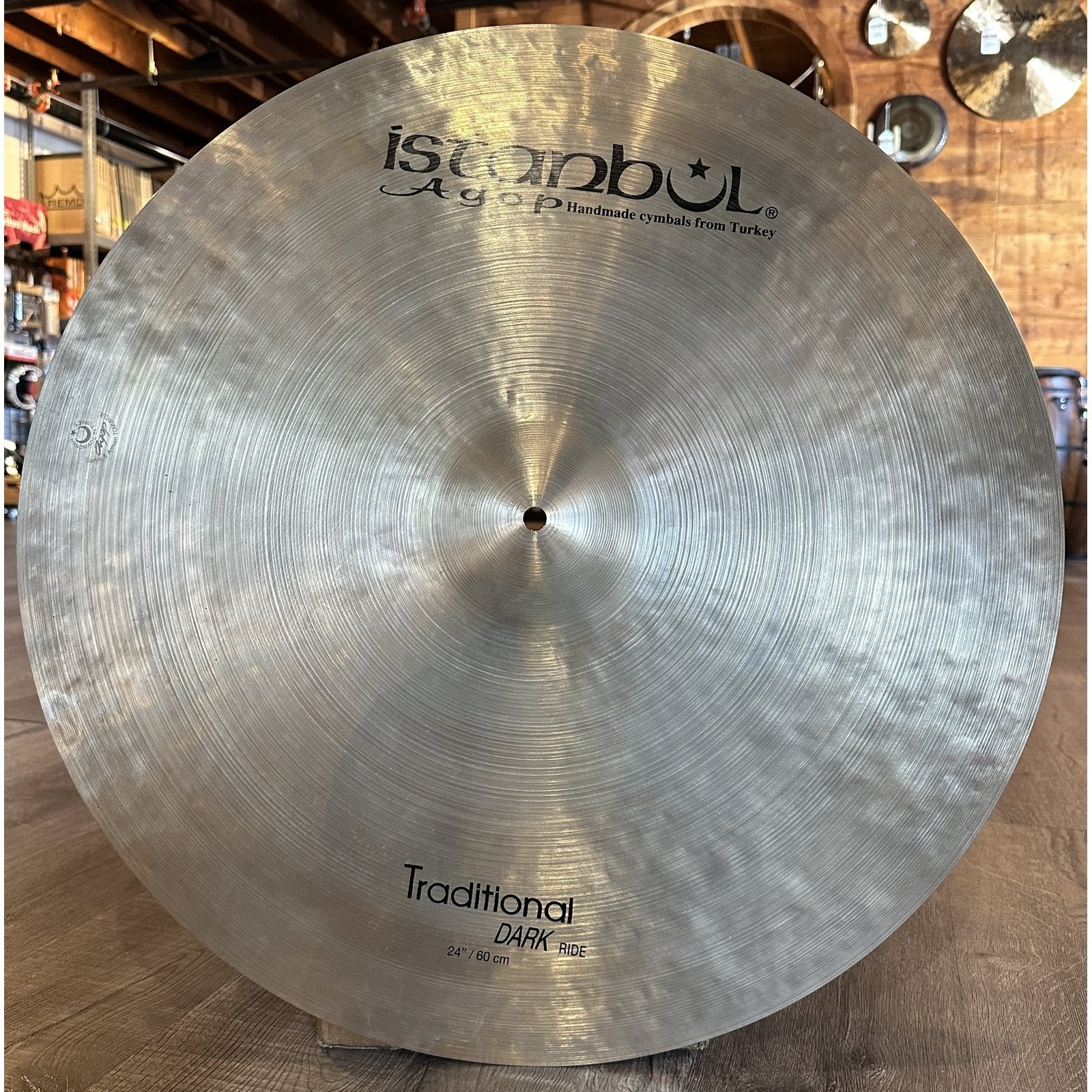 Used Istanbul Agop Traditional Dark Ride Cymbal 24"