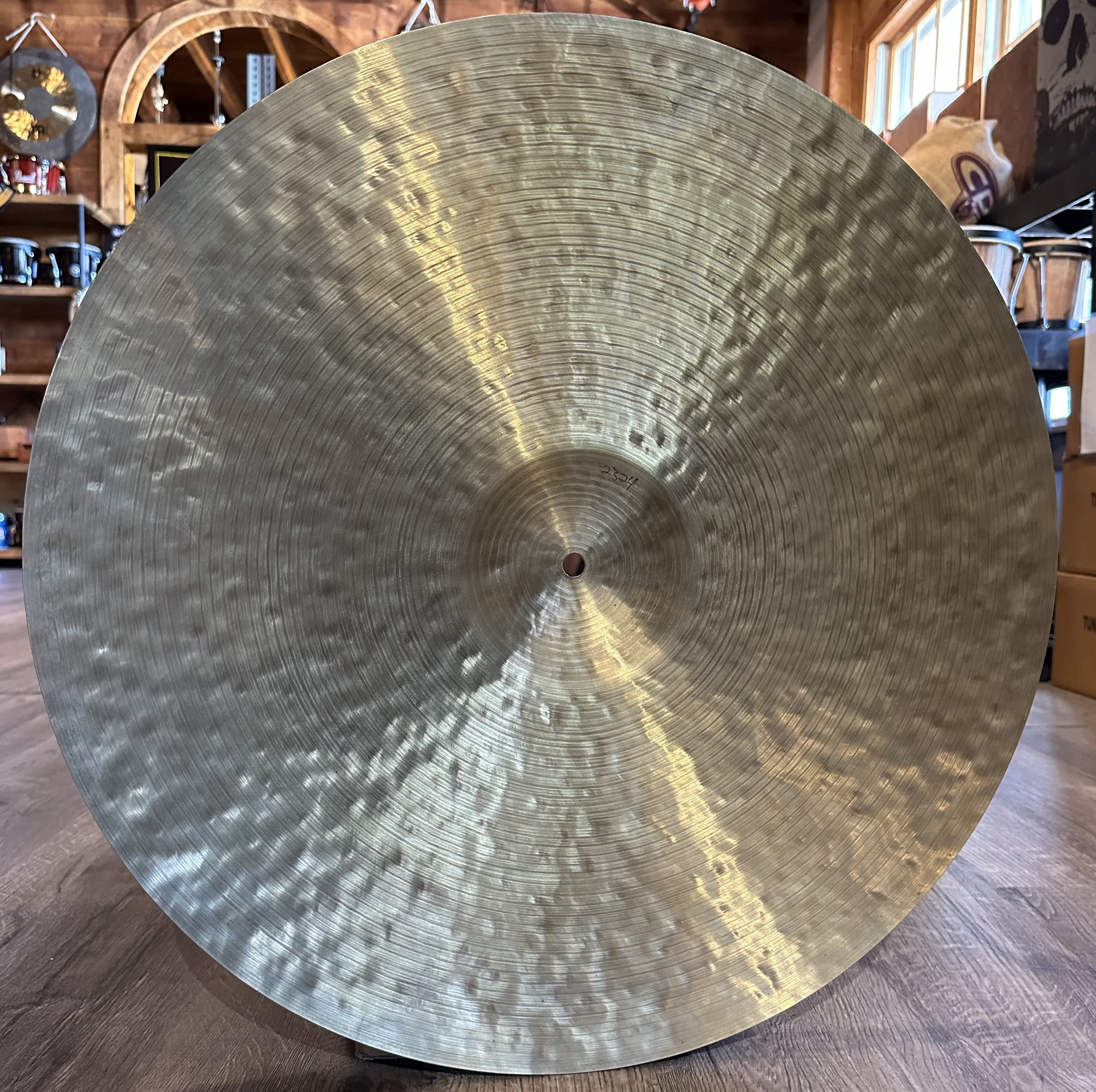 Used Istanbul Agop 30th Anniversary Ride Cymbal 22" 2324 grams
