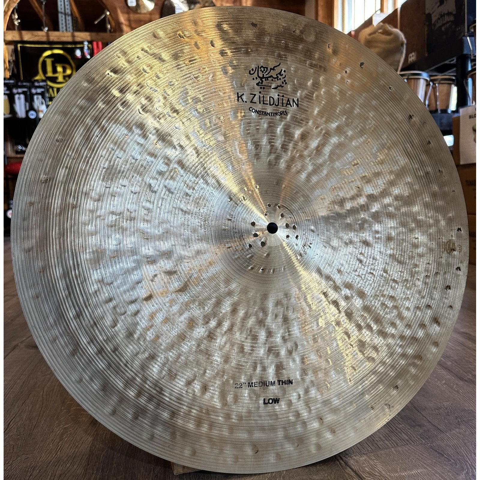 Used Zildjian K Constantinople Medium Thin Low Ride Cymbal 22"