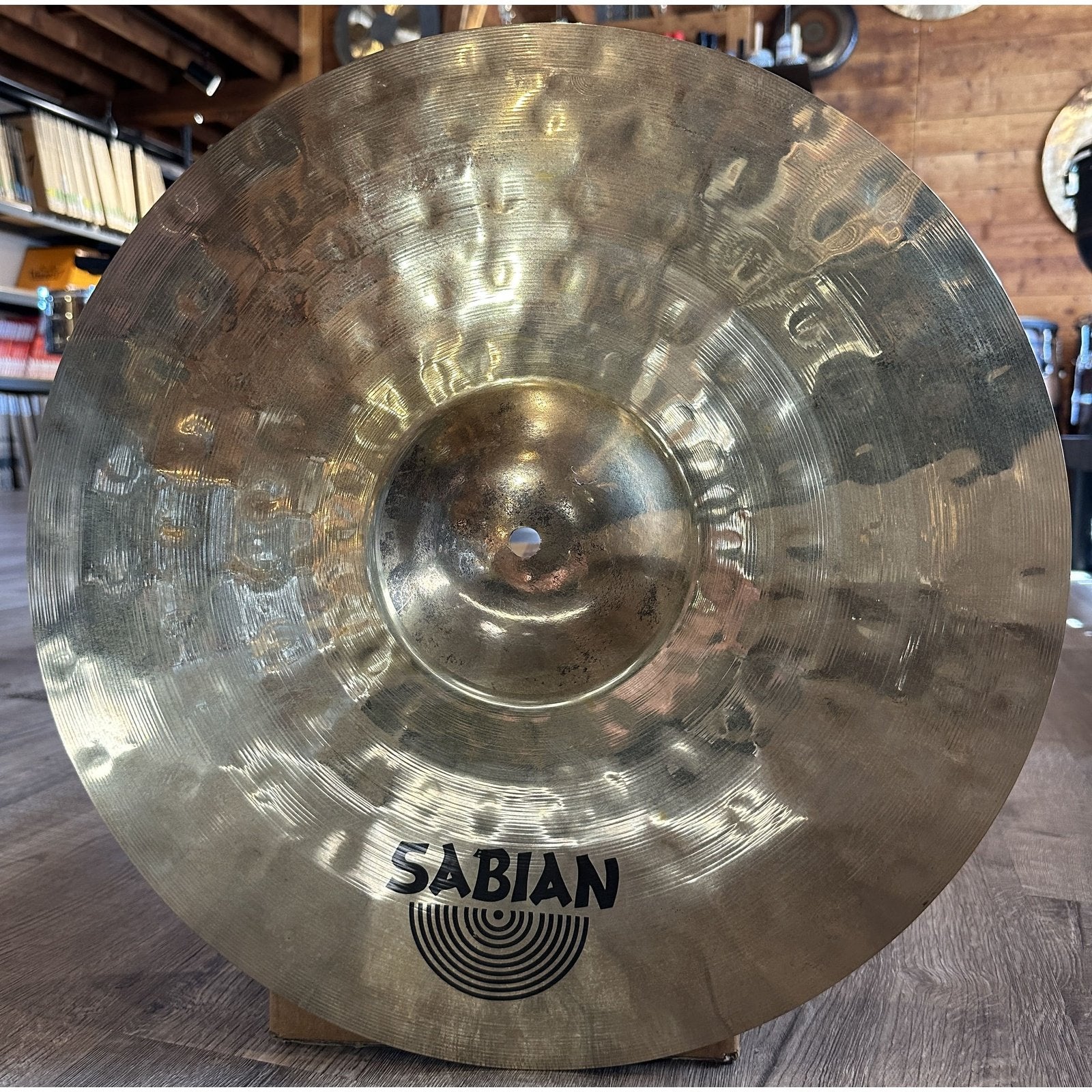 Used Sabian Custom Shop HHX Crash Cymbal 19" 1838 grams