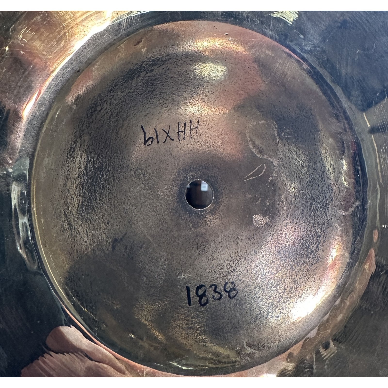 Used Sabian Custom Shop HHX Crash Cymbal 19" 1838 grams