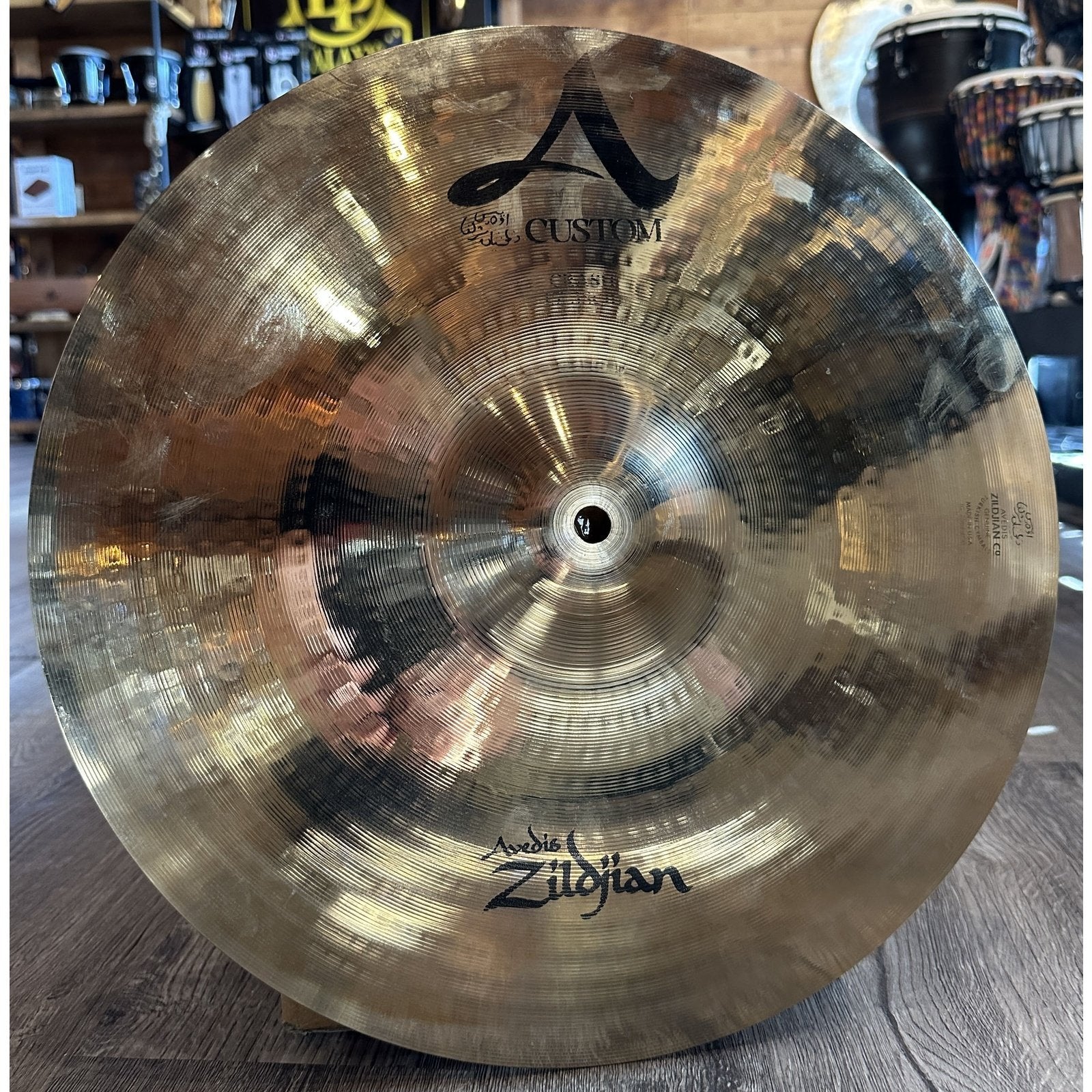 Used Zildjian A Custom Crash Cymbal 15"