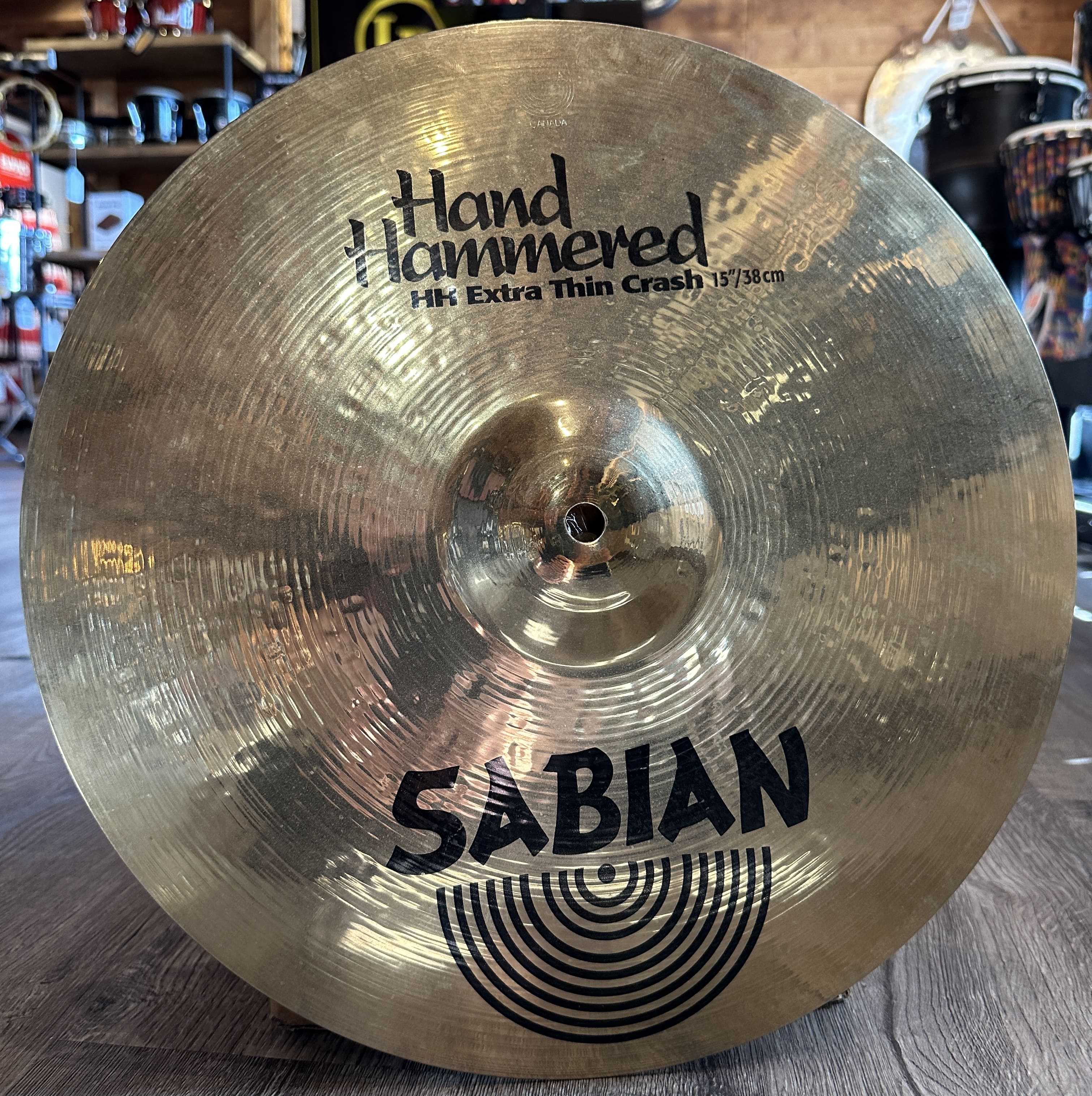 Used Sabian HH Extra Thin Crash Cymbal 15"