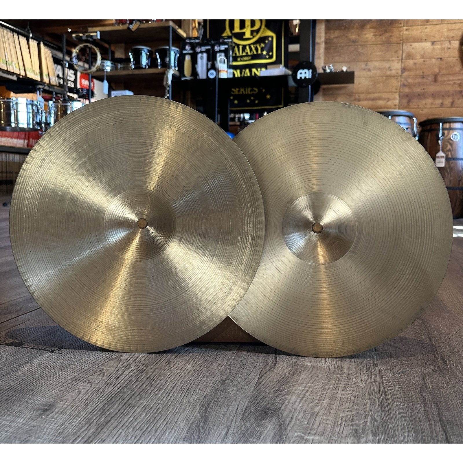 Used Zildjian A Light Hi Hat Cymbals 14"