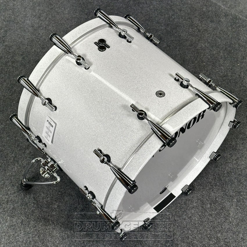 Sonor SQ2 Beech 5pc Drum Set White Sparkle Gloss - Drum Center Of Portsmouth