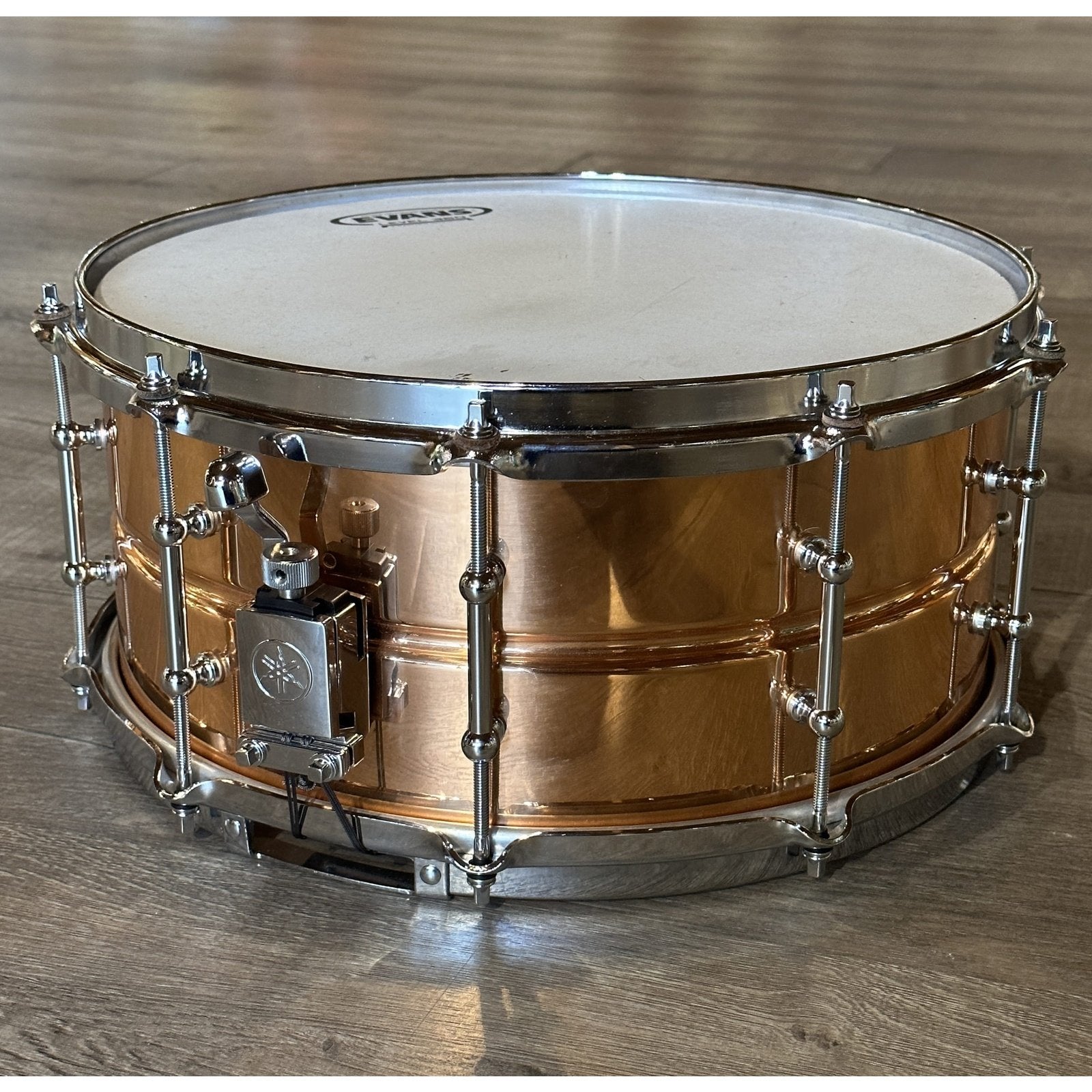 Used Yamaha Copper Snare Drum 14x6.5