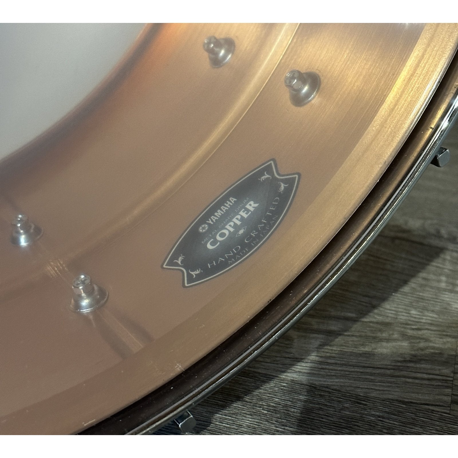 Used Yamaha Copper Snare Drum 14x6.5