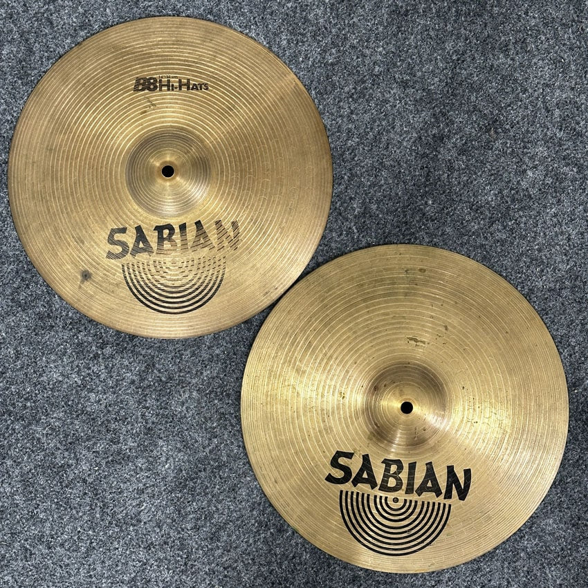 Used Sabian B8 Hi Hat Cymbals 14" - Good - Drum Center Of Portsmouth