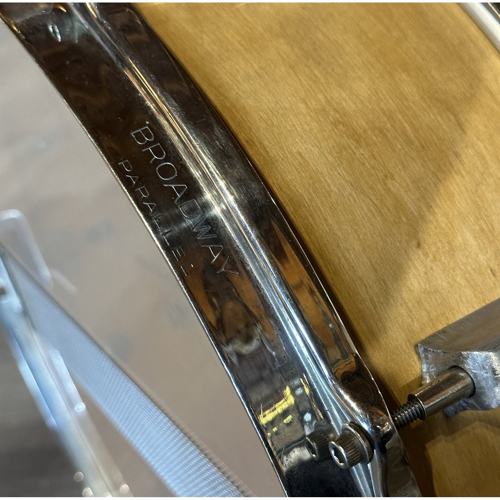 Used Vintage Leedy Broadway Parallel Snare Drum 14x4.5