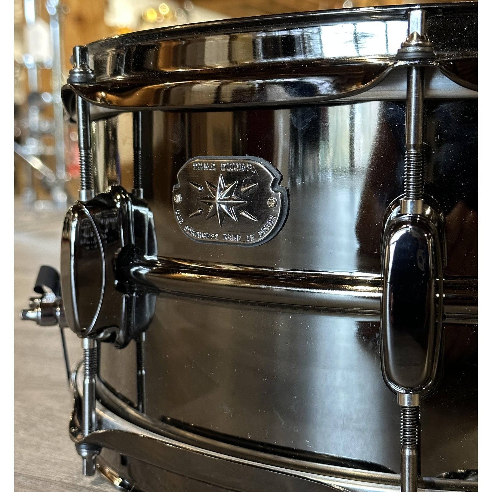 Used Tama Metalworks Steel Snare Drum 14x6.5 Brushed Nickel