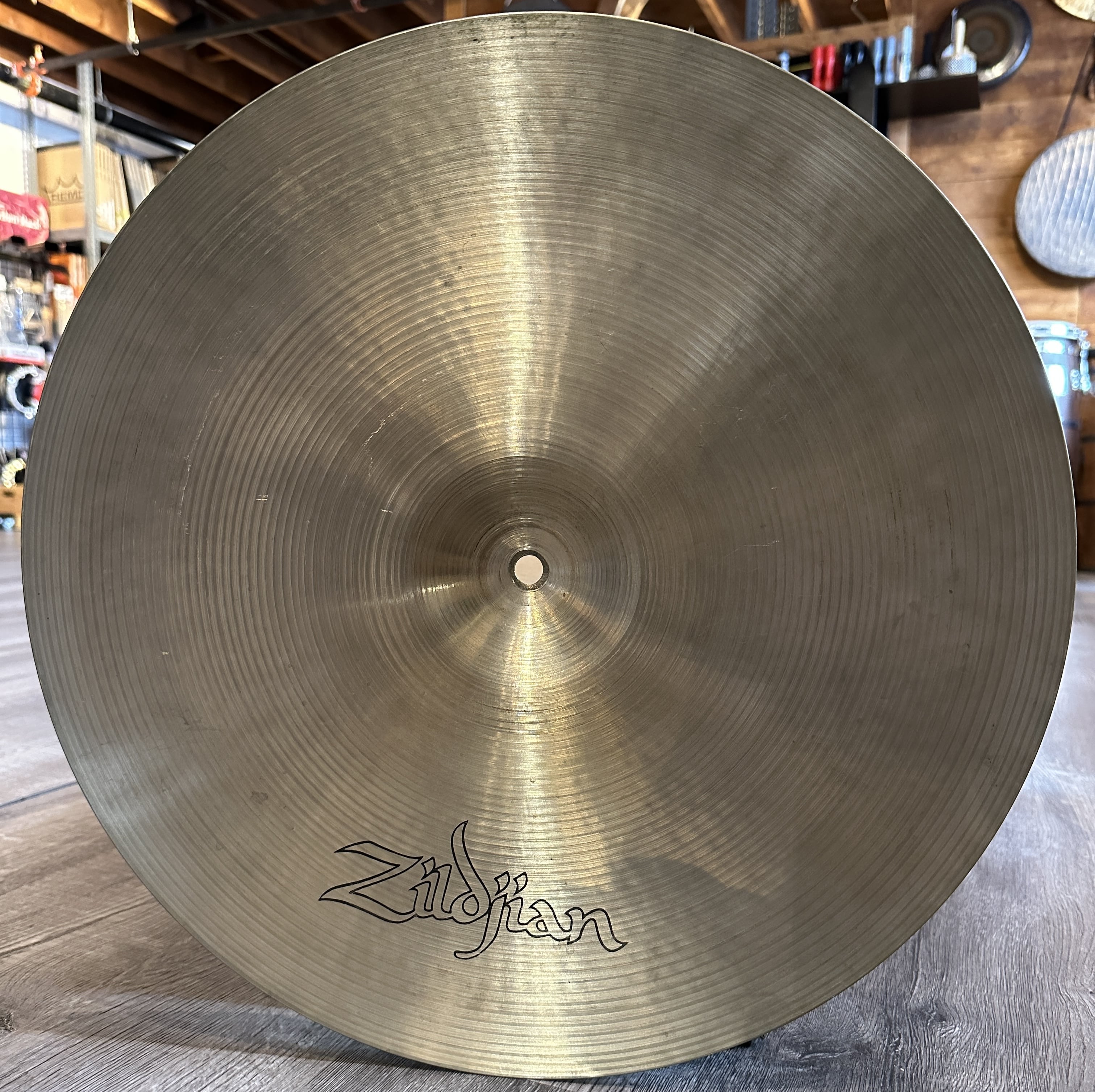 Used Vintage Zildjian A Hollow Logo Crash Cymbal 17" 1194 grams