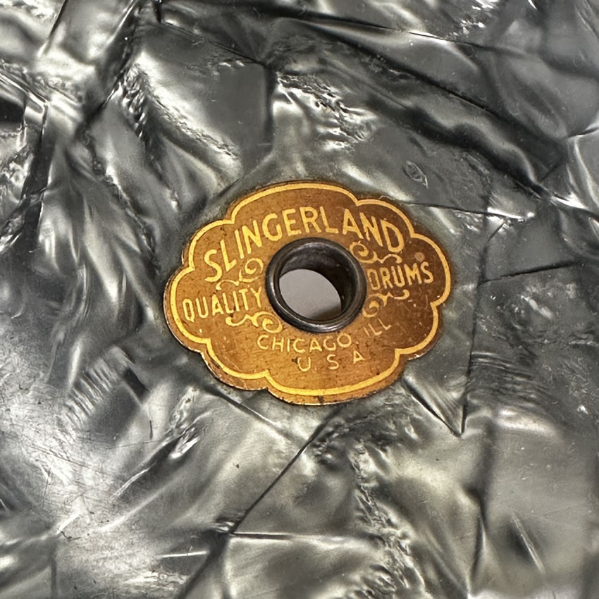 Used Vintage Slingerland Radio King 4pc Drum Set Black Diamond Pearl - Drum Center Of Portsmouth