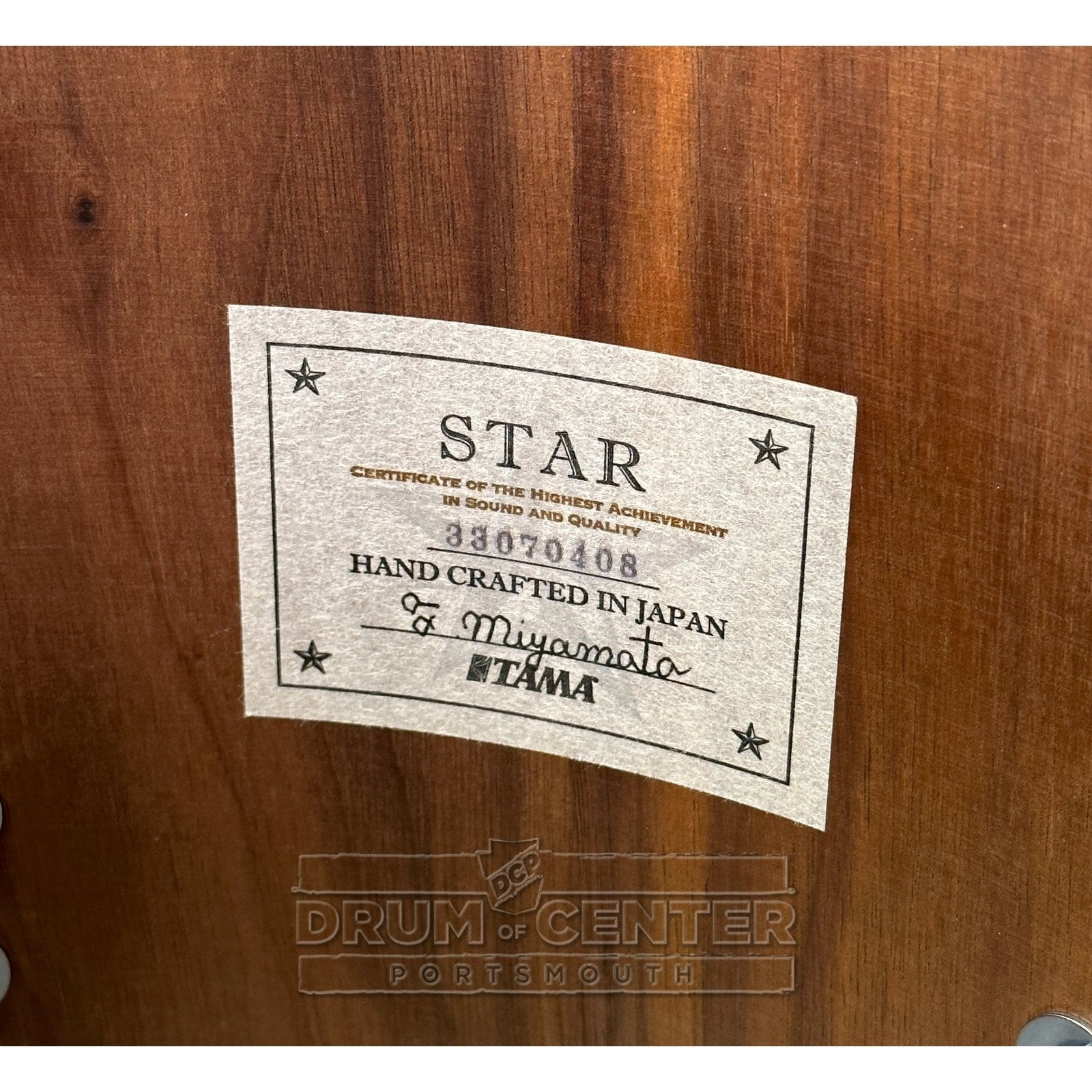 Tama Star Walnut 4pc Fusion Drum Set w/22BD Dark Mocha Walnut