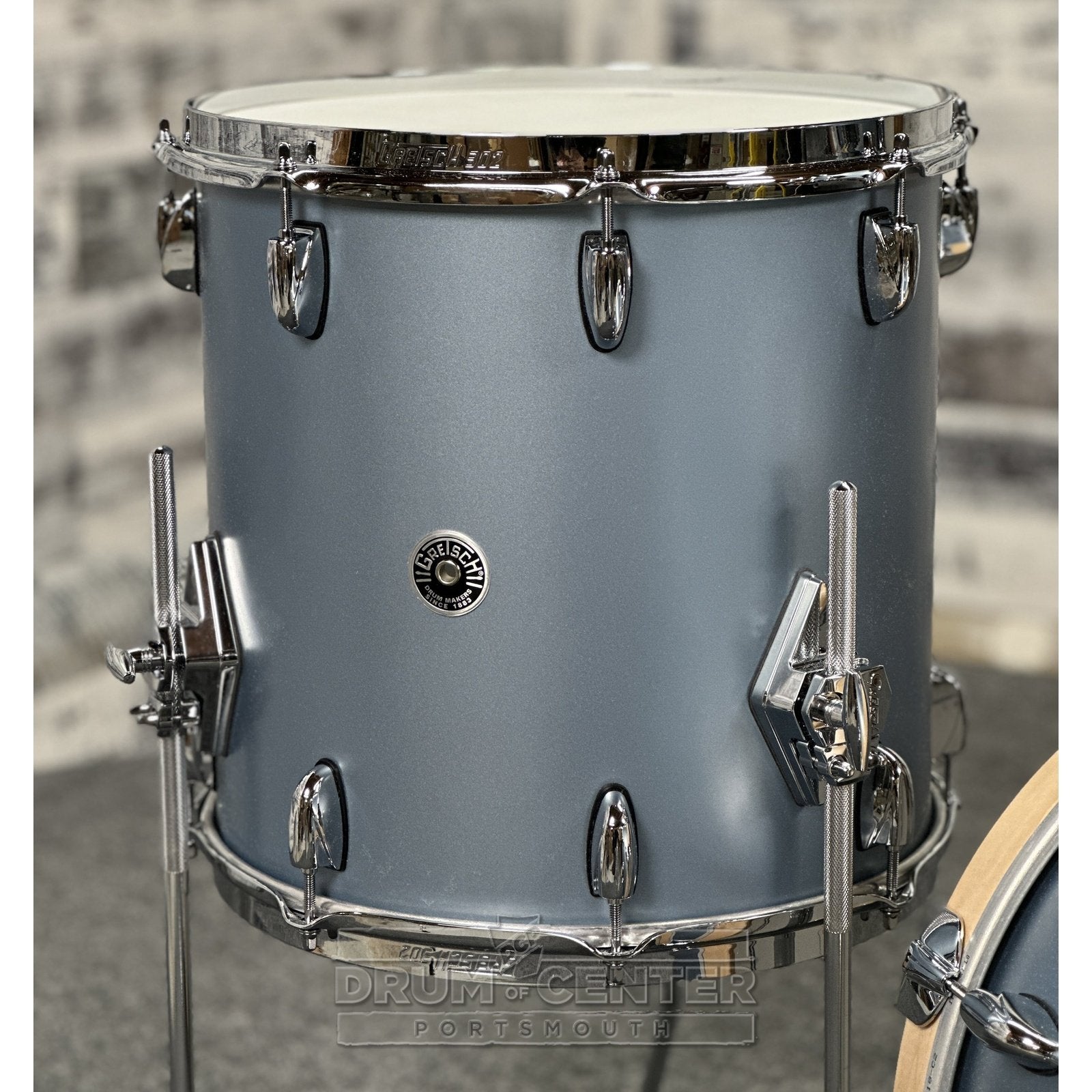 Gretsch Brooklyn 4pc Jazz Drum Set Satin Ice Blue Metallic