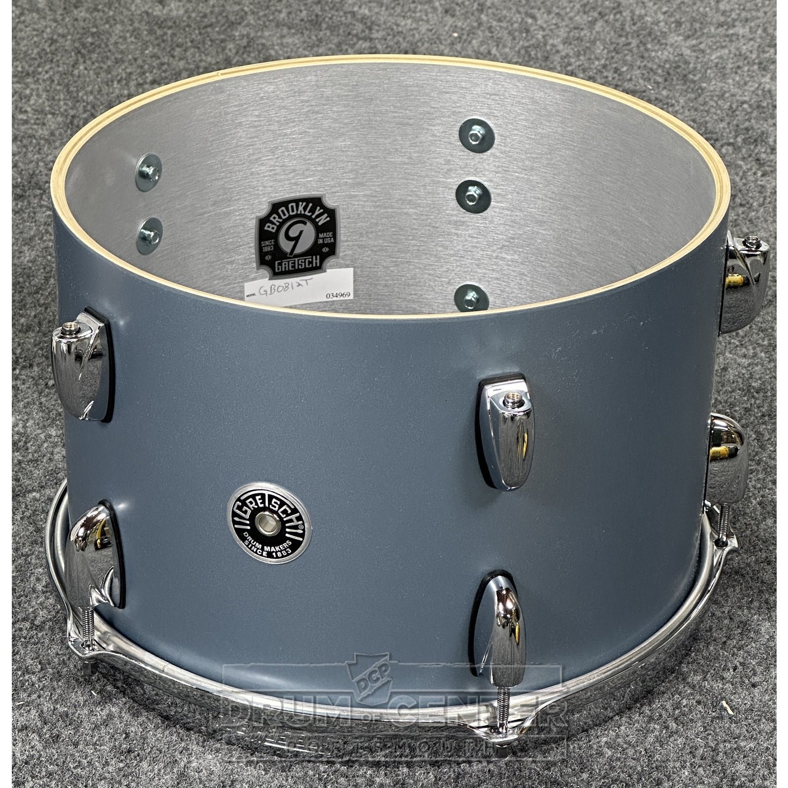 Gretsch Brooklyn 4pc Jazz Drum Set Satin Ice Blue Metallic