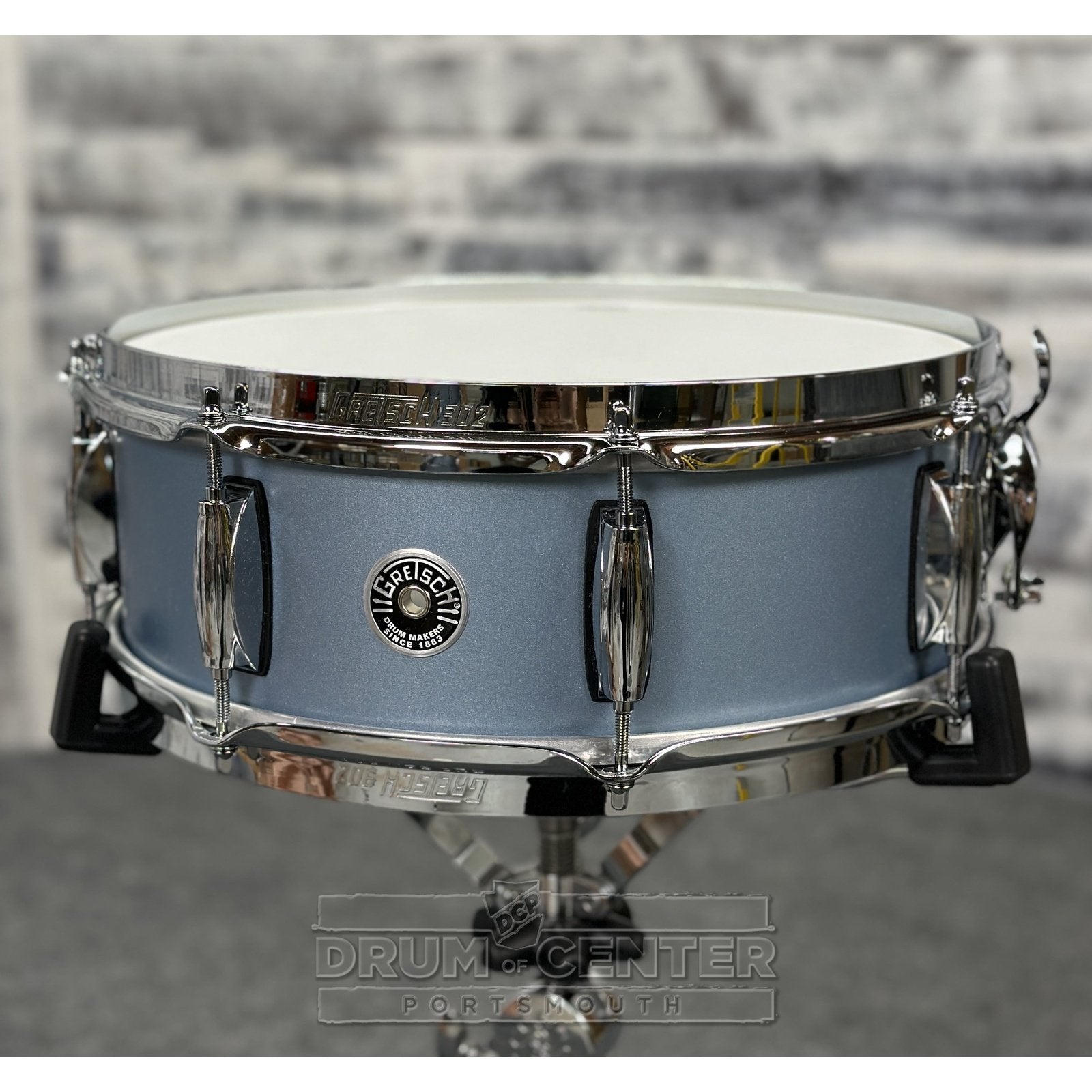 Gretsch Brooklyn 4pc Jazz Drum Set Satin Ice Blue Metallic