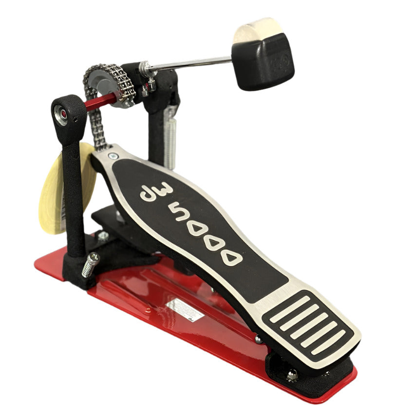 Used DW 5000 Series Solid Footboard Single Pedal - Very Good - Drum Center Of Portsmouth