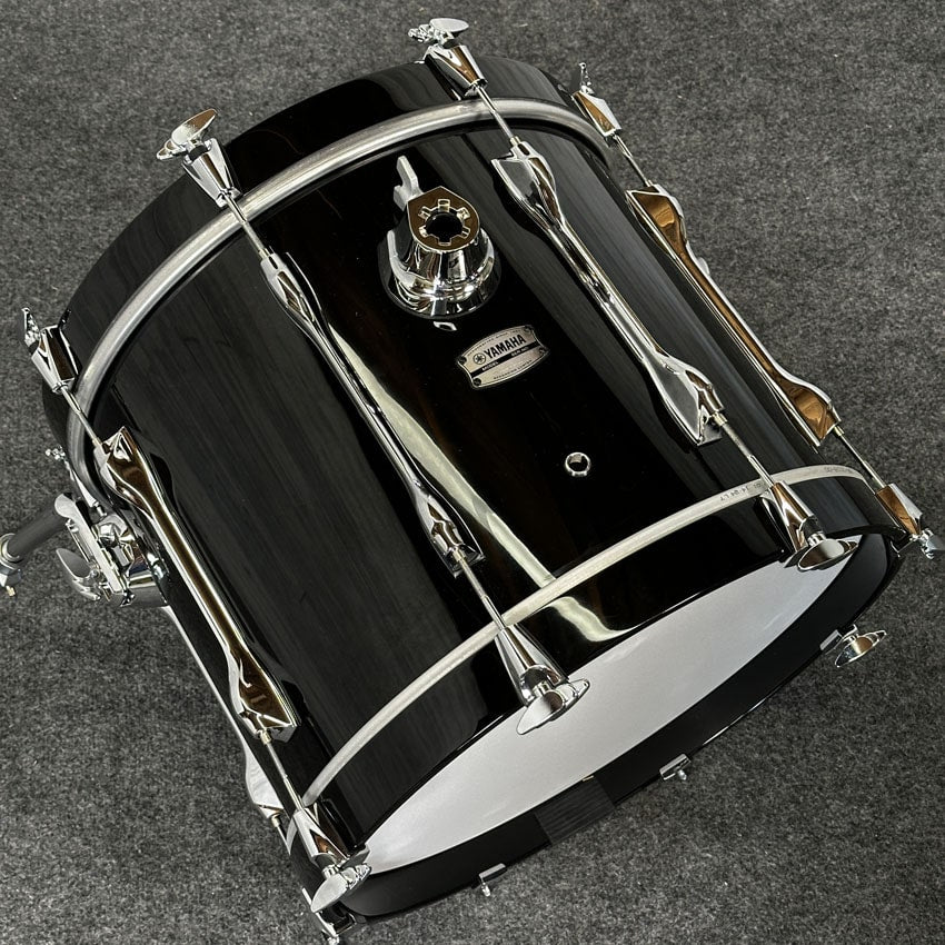 Used Yamaha Recording Custom 3pc Jazz Drum Set Solid Black - Very Good - Drum Center Of Portsmouth