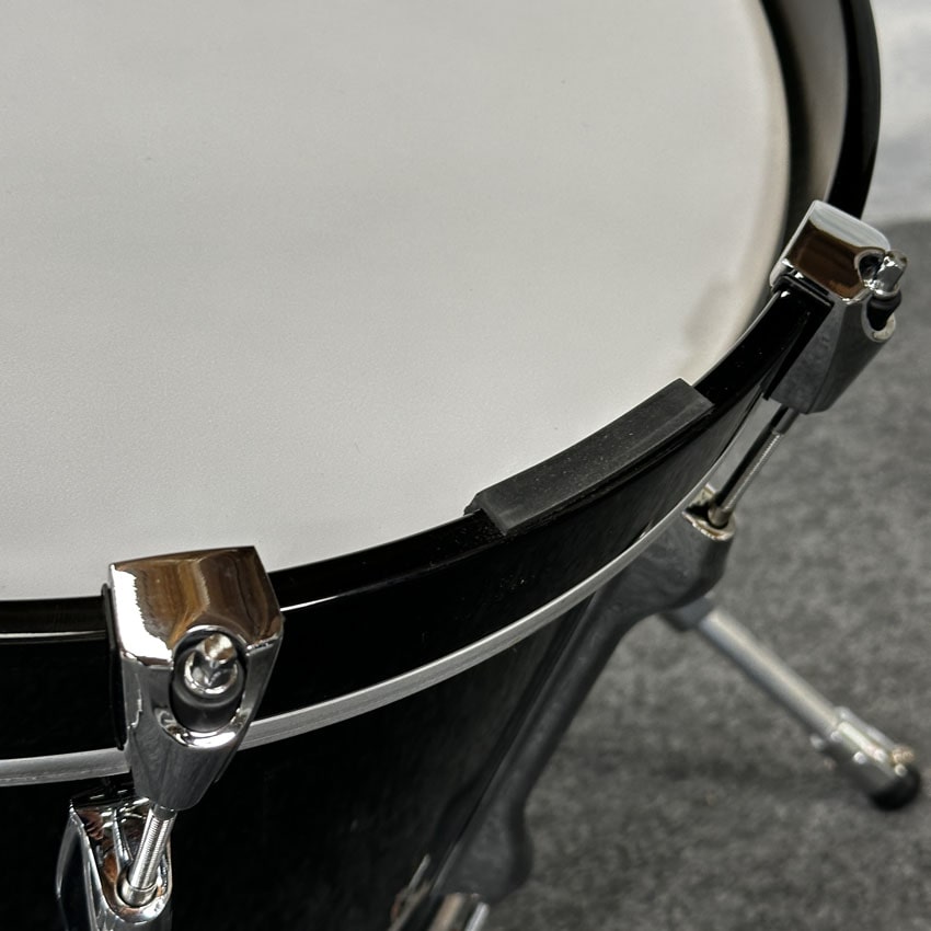Used Yamaha Recording Custom 3pc Jazz Drum Set Solid Black - Very Good - Drum Center Of Portsmouth