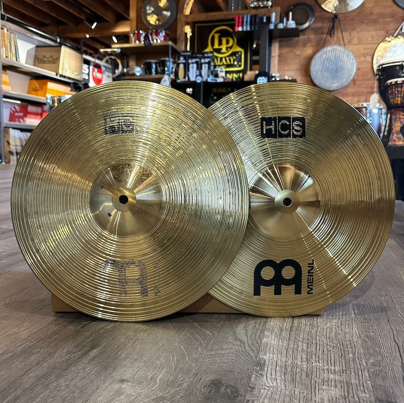 Used Meinl HCS Hi Hat Cymbals 14" - Drum Center Of Portsmouth