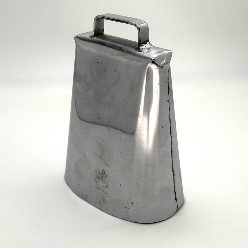 Used Vintage Zildjian Zil-Bel Polished Chrome Cowbell 6" - Very Good - Drum Center Of Portsmouth