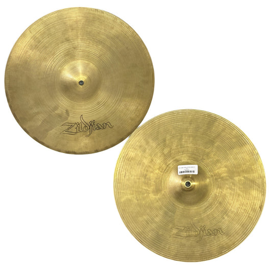 Used Vintage Zildjian A Hi Hat Cymbals 15" 1352/1356 grams - Good - Drum Center Of Portsmouth