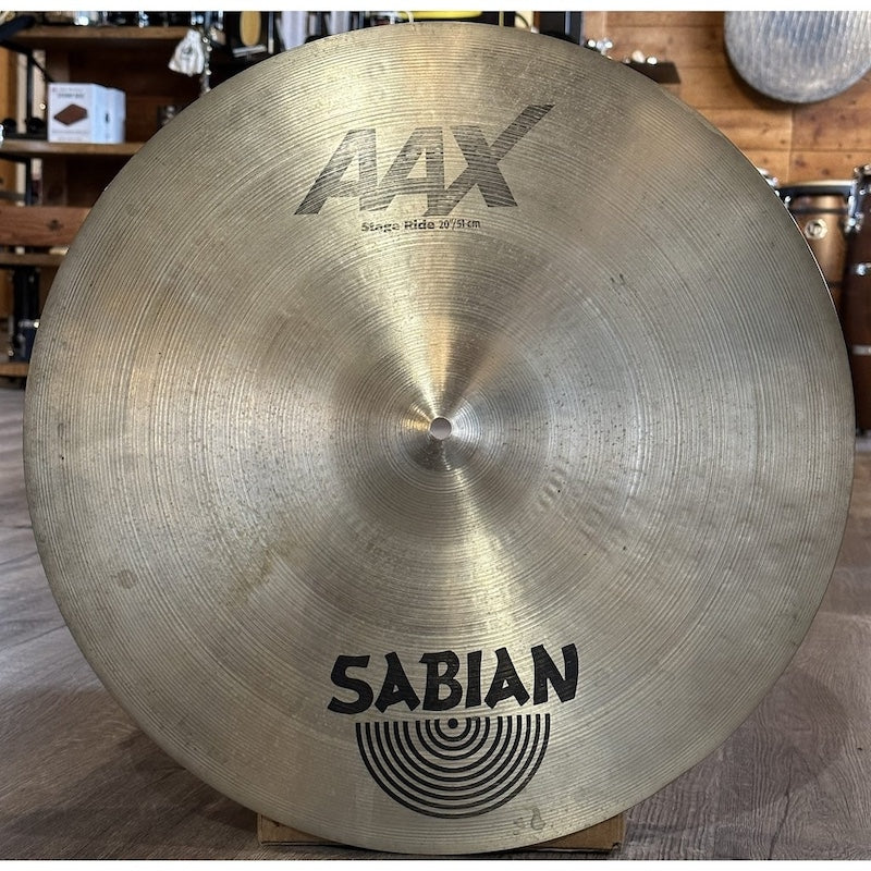 Used Sabian AAX Stage Ride Cymbal 20" - Drum Center Of Portsmouth