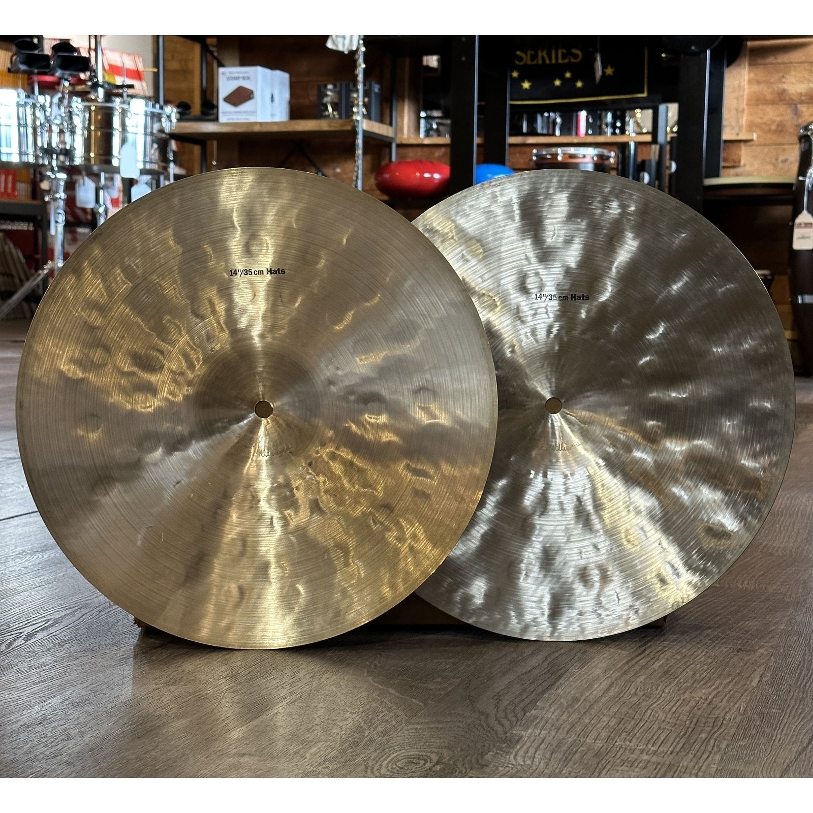 Used Sabian Artisan Vault Tour Hi Hat Cymbals 14"