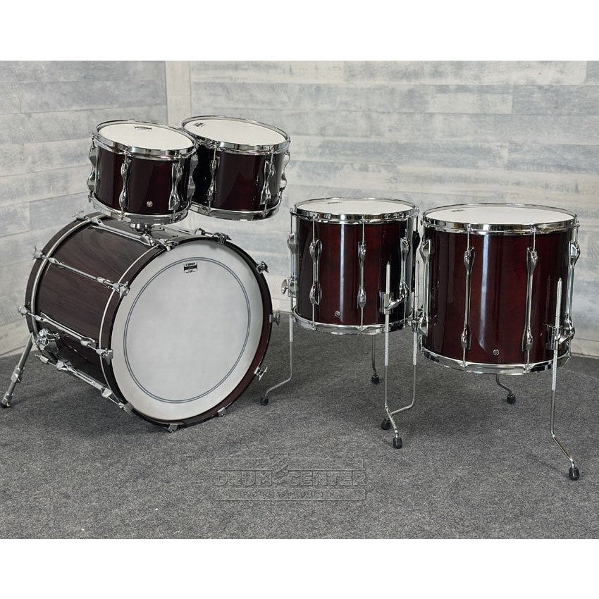 Yamaha Recording Custom 5pc Rock Drum Set Classic Walnut Finish - Drum Center Of Portsmouth