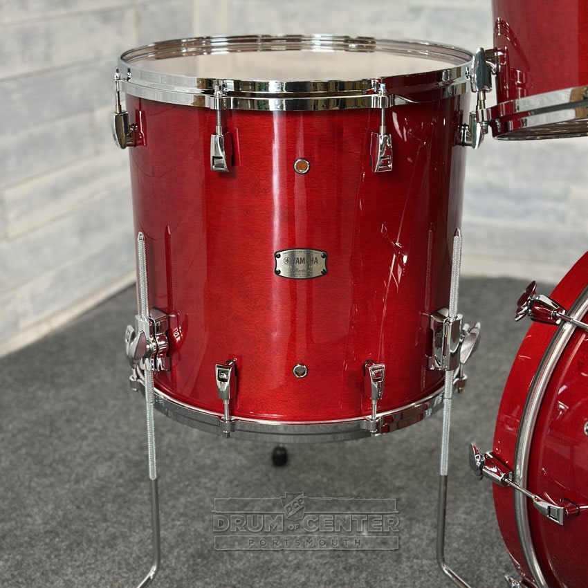 Yamaha Absolute Hybrid Maple 4pc Drum Set Red Autumn - Drum Center Of Portsmouth