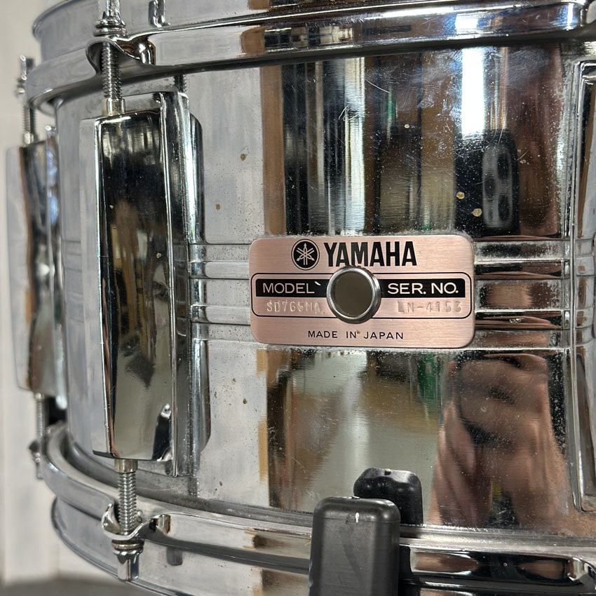 Used Yamaha SD765MA Steel Snare Drum 14x6.5 - Good - Drum Center Of Portsmouth
