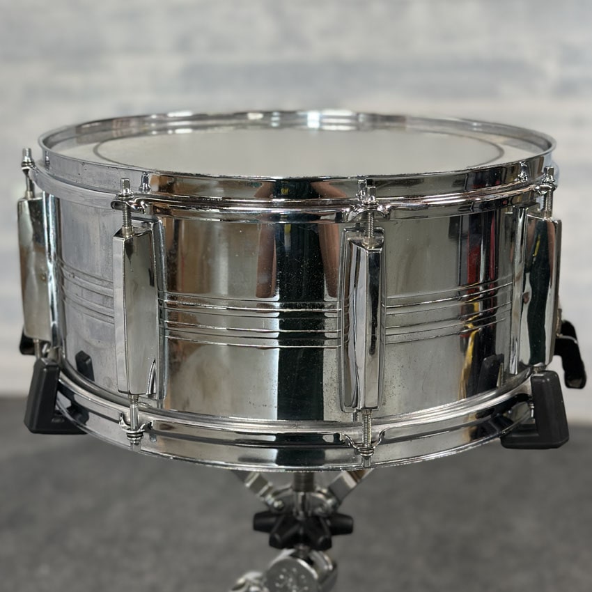 Used Yamaha SD765MA Steel Snare Drum 14x6.5 - Good - Drum Center Of Portsmouth