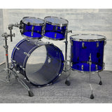 Pearl Crystal Beat 4pc Acrylic Drum Set Blue Sapphire
