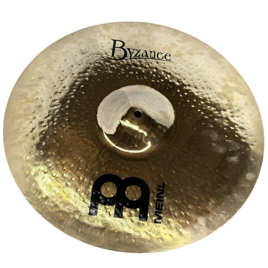 Used Meinl Byzance Brilliant Heavy Hammered Crash Cymbal 18" - Good - Drum Center Of Portsmouth