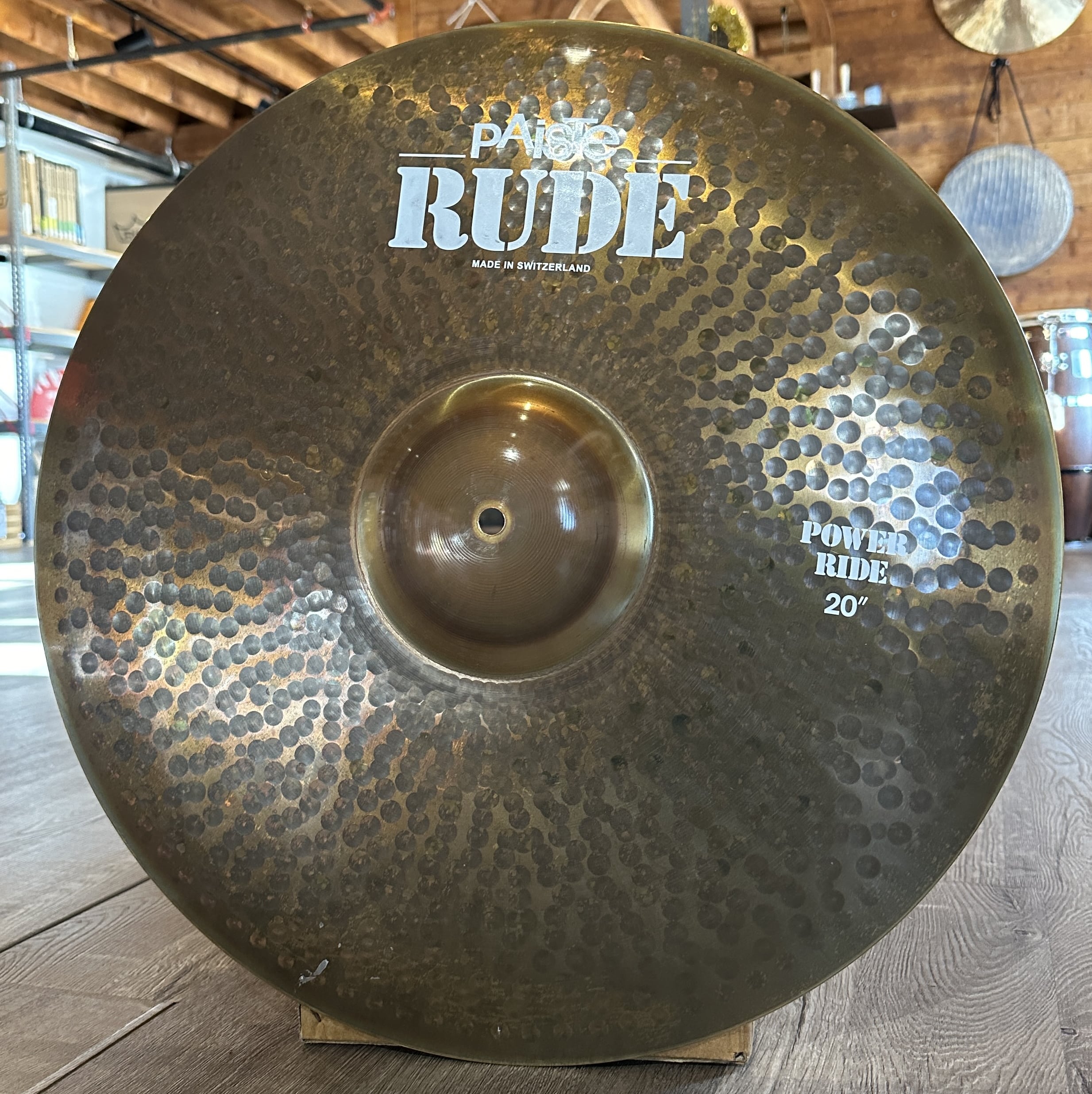 Used Paiste Rude Power Ride Cymbal 20"
