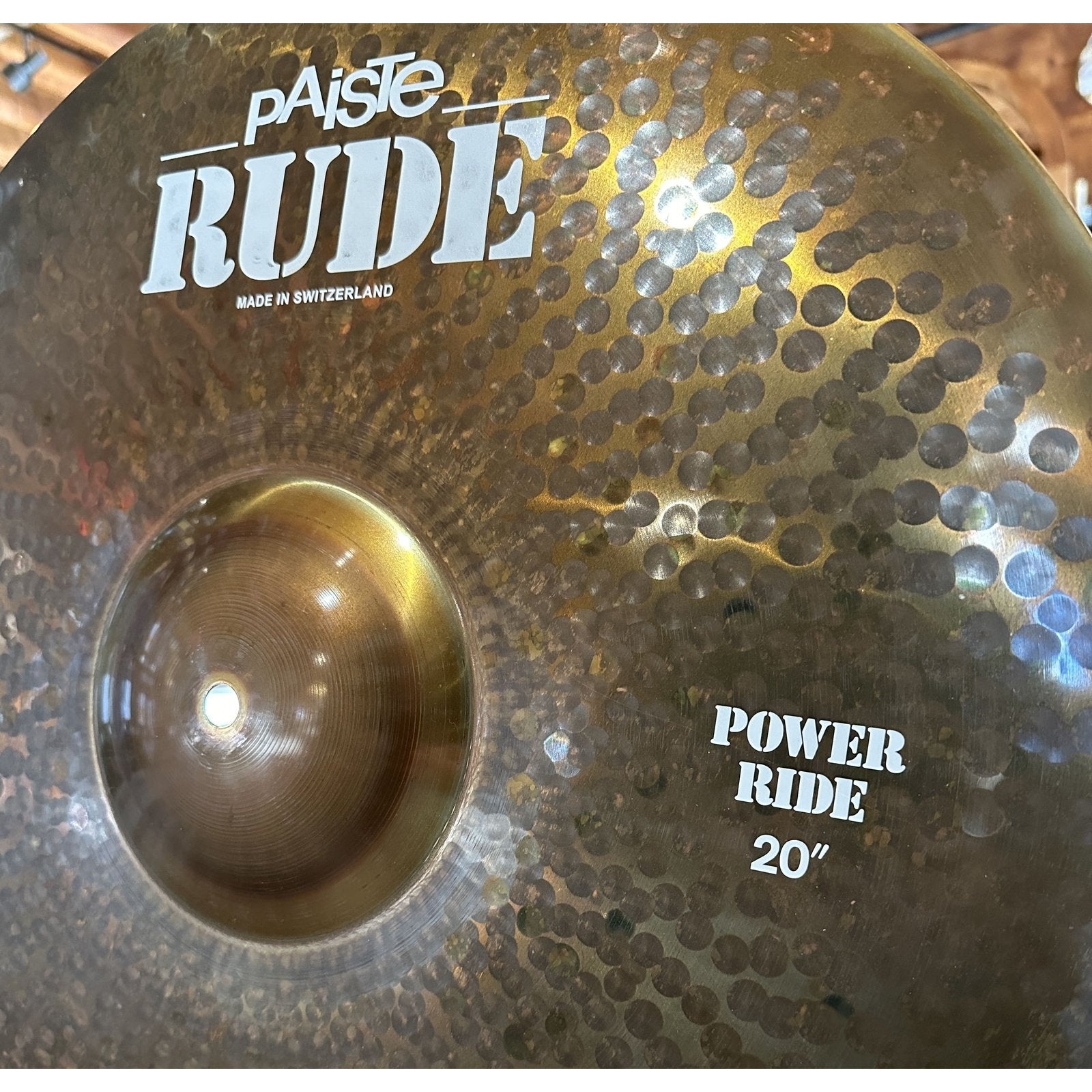 Used Paiste Rude Power Ride Cymbal 20"