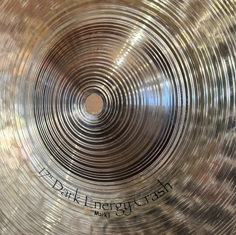 Used Paiste Signature Dark Energy MKI Crash Cymbal 17" - Drum Center Of Portsmouth
