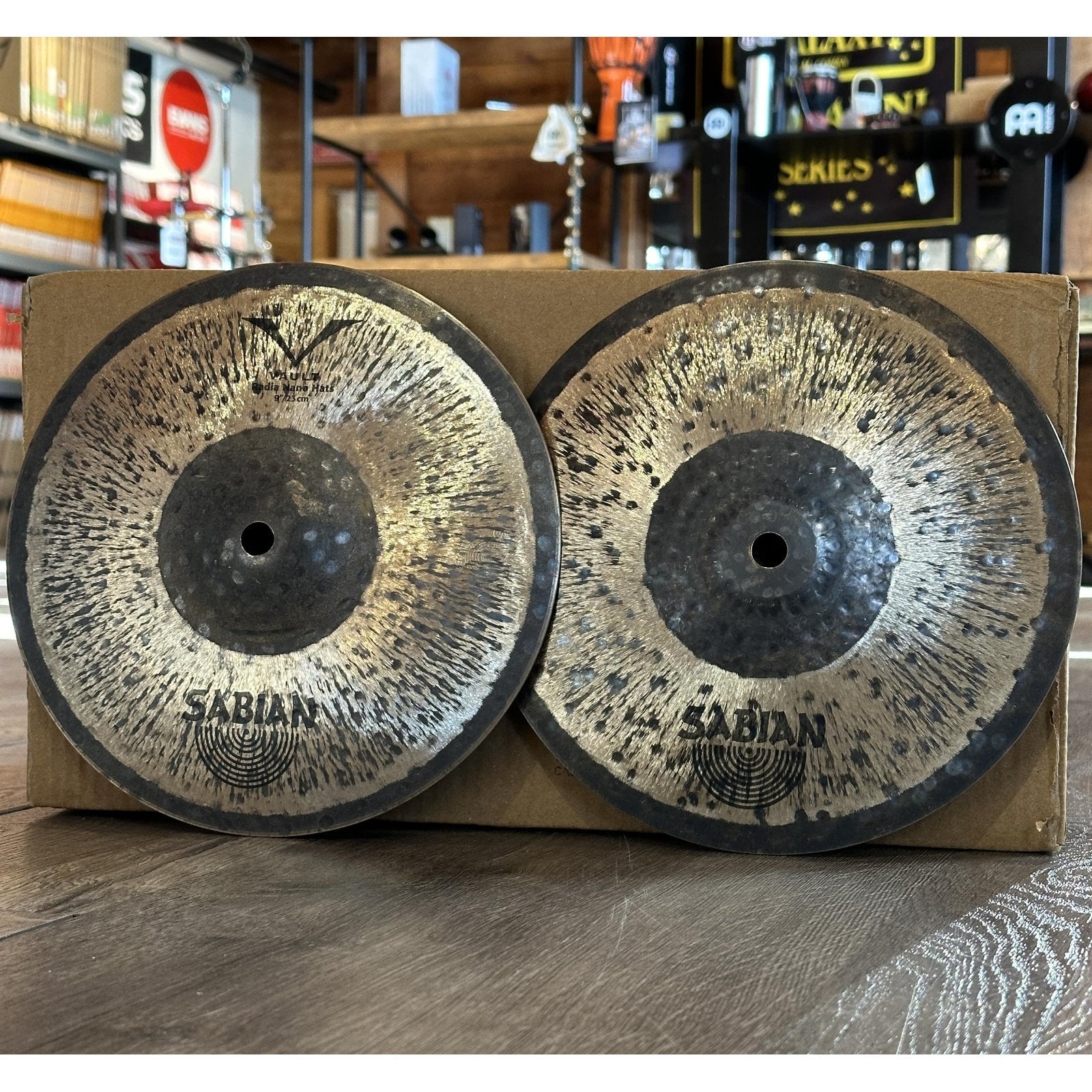 Used Sabian Vault Radia Nano Hi Hat Cymbals 9"