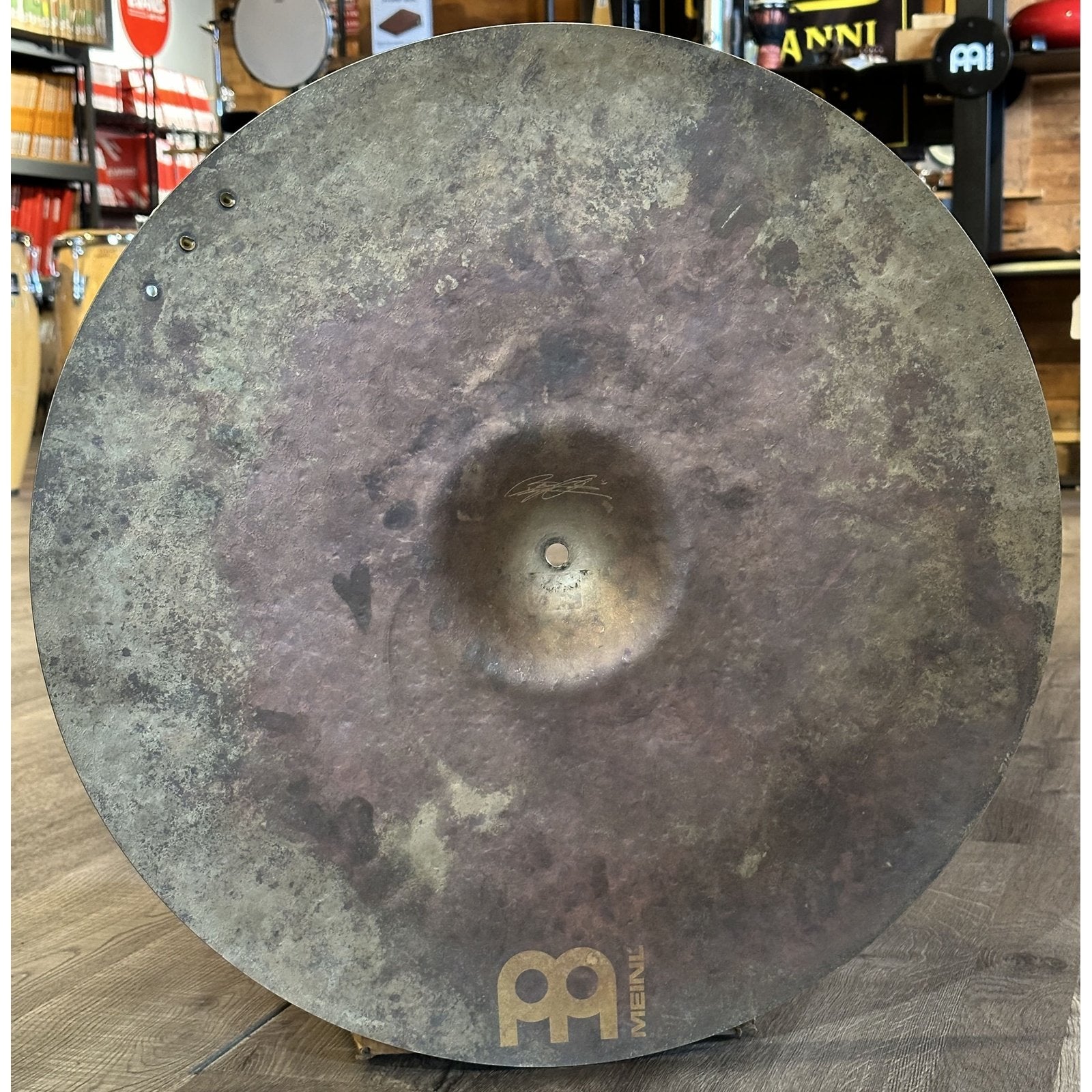 Used Meinl Benny Greb Sand Crash Ride Cymbal 22"