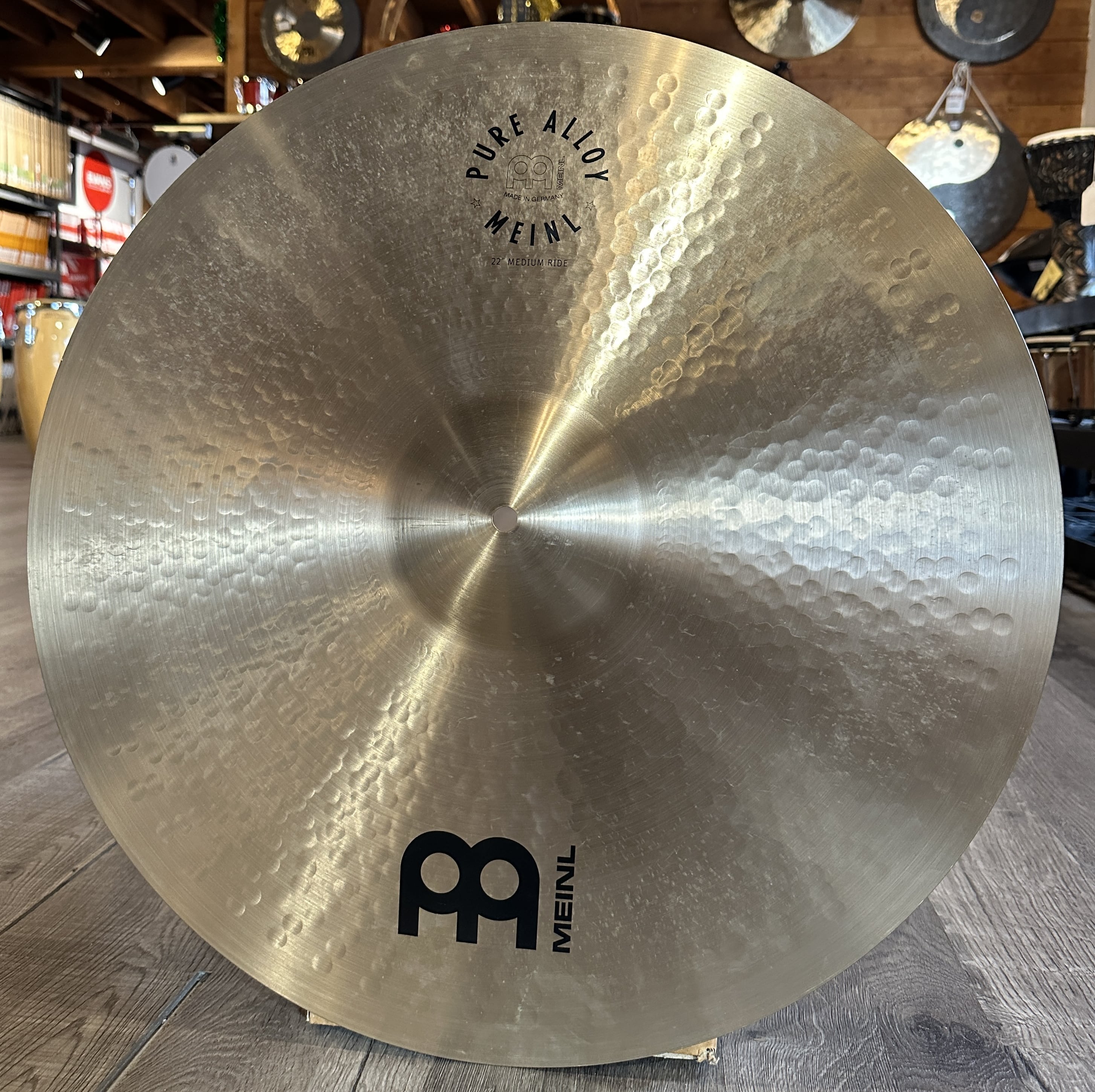 Used Meinl Pure Alloy Medium Ride Cymbal 22"