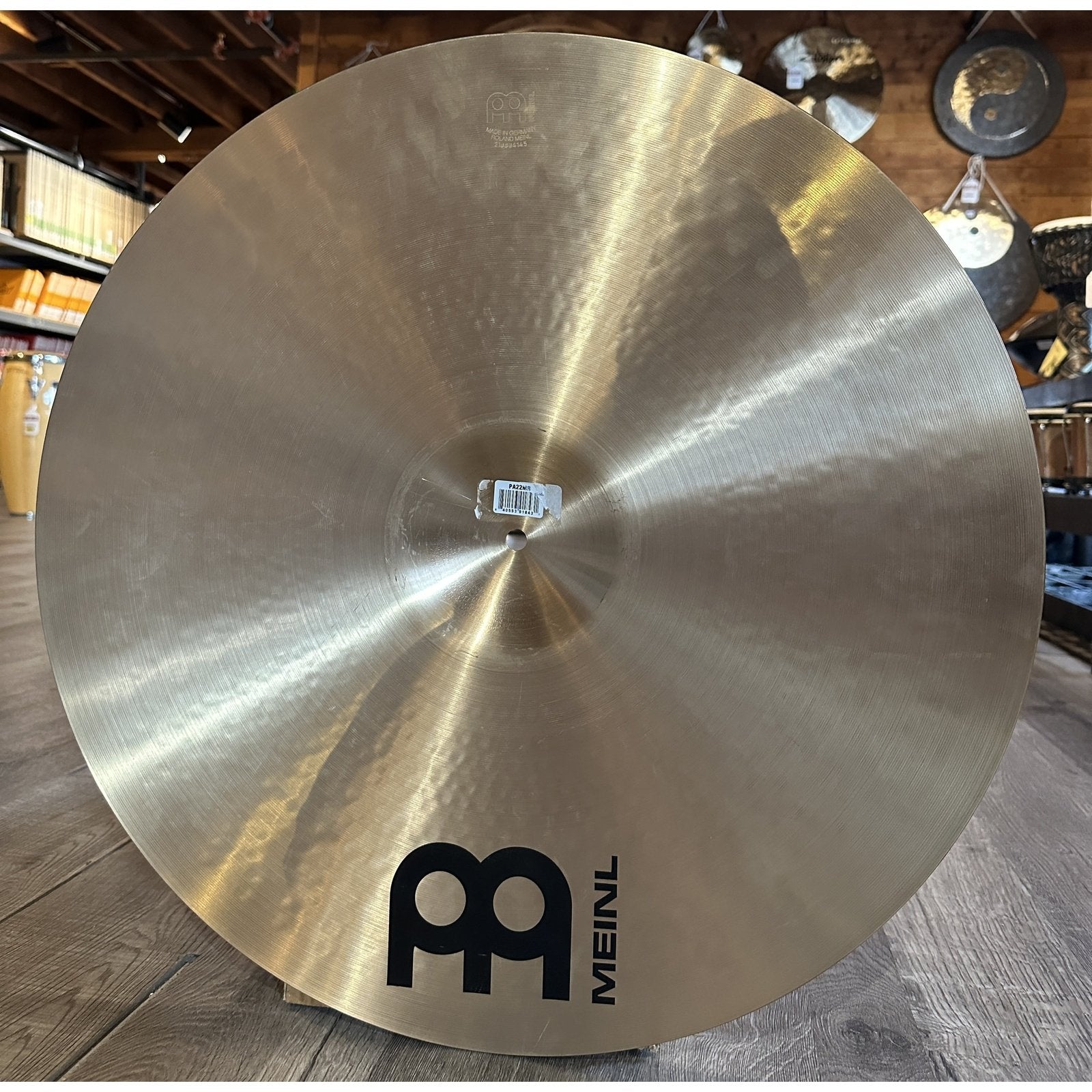 Used Meinl Pure Alloy Medium Ride Cymbal 22"