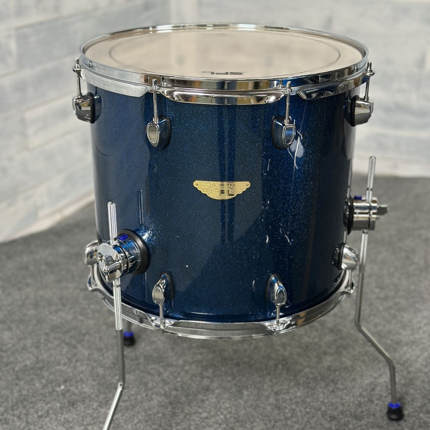 Used SPL Velocity 4pc Drum Set Blue Sparkle - Very Good - Drum Center Of Portsmouth