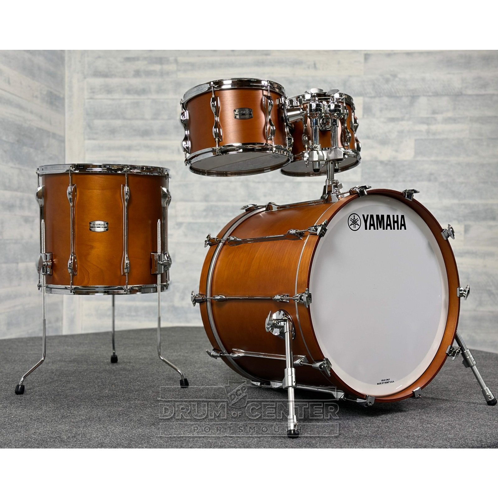 Yamaha Recording Custom 4pc Rock Drum Set Real Wood