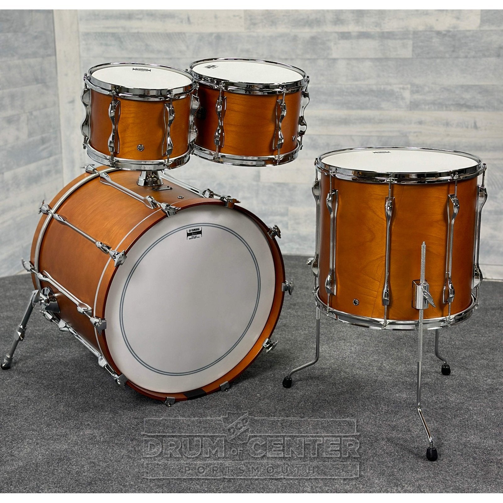 Yamaha Recording Custom 4pc Rock Drum Set Real Wood