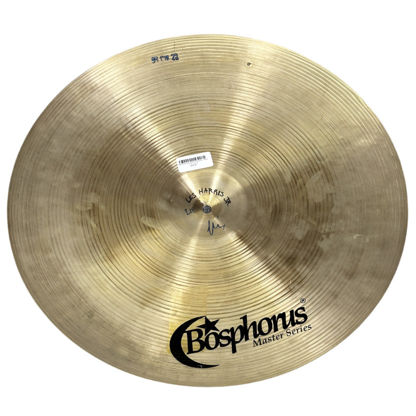 Used Bosphorus Master Ride Cymbal 22" 2186 grams - Good - Drum Center Of Portsmouth